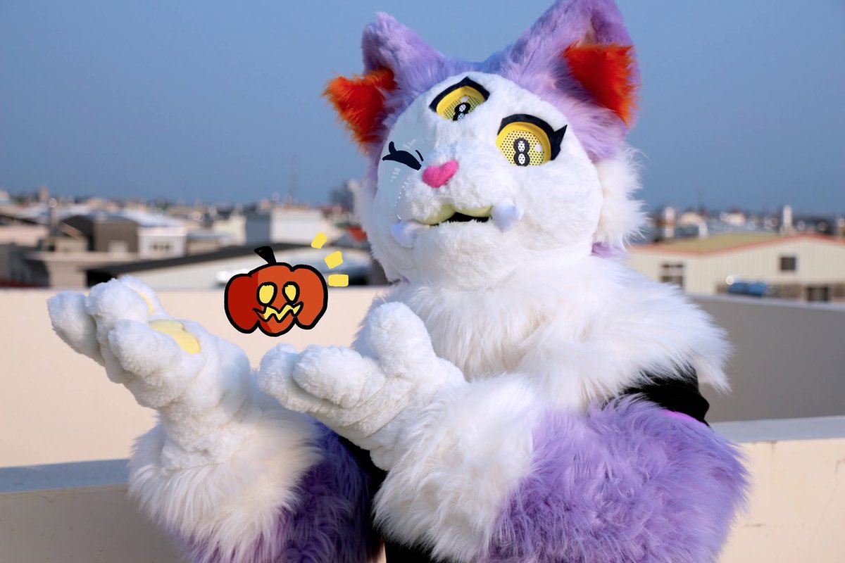 吉。
🪡Fursuit :<a href="/KemoTianou/">天偶毛作✨commission close</a>
🟪方吉:我妹
🟣小吉: RM布偶
🐱扁吉：Bubu cat