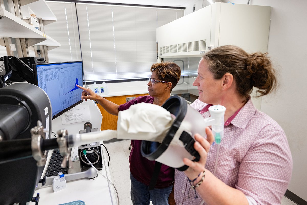 Drs. Rebecca Legere and Dusty Nagy are focusing on bringing science and much-needed clarity to nebulized therapies in animals.

Learn more at vetmed.tamu.edu/news/press-rel….

#TAMUVetMed