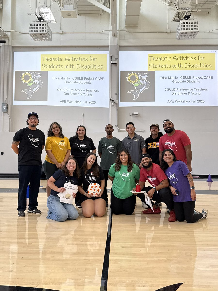 CSULB_APE's tweet image. Master Student @ape.murillo and
CAPE Scholars presented and taught their favorite thematic activities!!!
First Photo
Top: Enrique, Julissa, Logan, Sedale, Jason, Sam, Xavier,
Bottom: Tori, Savannah, Erica, Paco, Maya
#gobeachgoteach #csulbape2025