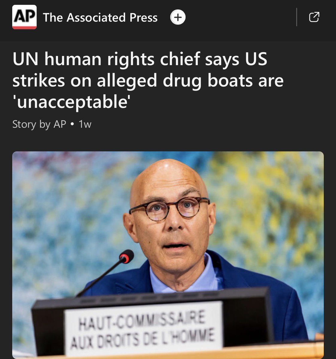 🚨 The UN, packed with dictators &amp; drug lords, lecturing Trump on sinking boats hauling fentanyl &amp; coke into America?!Laughable. They're the LAST to play border cop. Quick hits:

🇻🇪 Venezuela: Maduro's "Cartel of the Suns" generals run state-sponsored coke ops to the US. He's