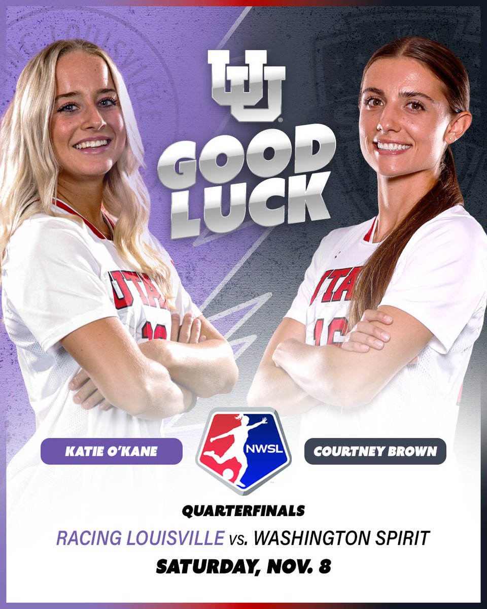 Together again (sort of)!

Best of luck to #ProUtes Courtney Brown and Katie O'Kane as their teams collide in the <a href="/NWSL/">National Women’s Soccer League</a> Quarterfinals tomorrow!

#GoUtes