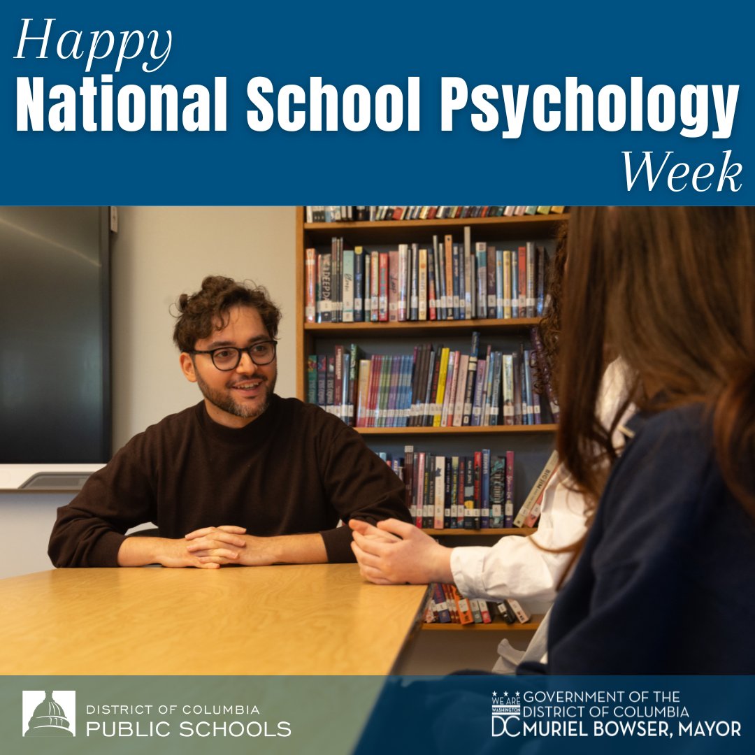 DCPSChancellor's tweet image. “Mr. Safi’s dedication to student well-being helps us fulfill the @MacArthur_DCPS mission of cultivating global leaders.” 🦣 🌏
—@drmccrayspeaks

Happy #SchoolPsychWeek to Mr. Safi &amp;amp; the 120+ @dcpublicschools psychologists who support and care for our scholars 💙 💚