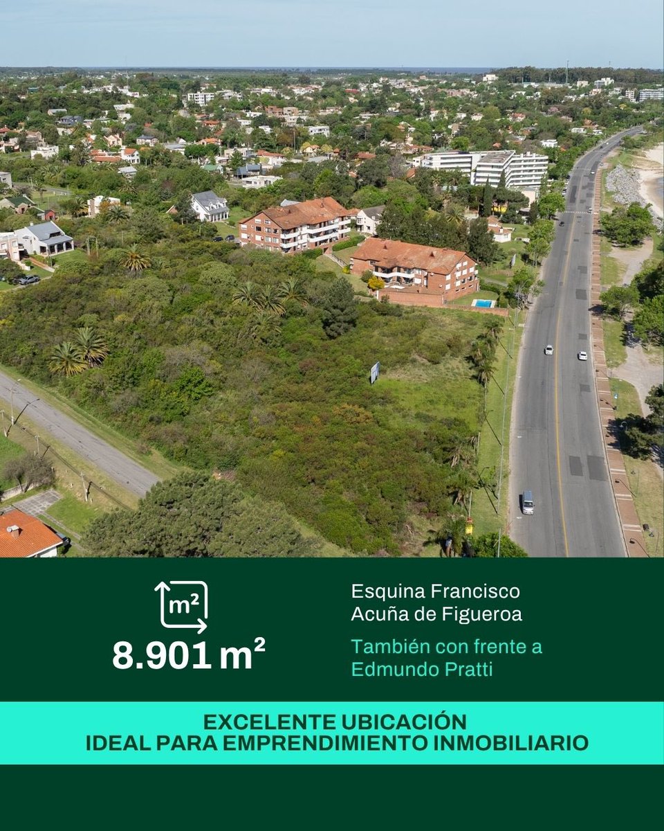 iocco1949's tweet photo. 🌊 REMATE JUDICIAL – Terreno frente al río
📍 Colonia del Sacramento
💵 Sin base · En dólares

📐 8.901 m² · Triple frente
Rambla de las Américas · Acuña de Figueroa · Edmundo Pratti

🚀 Ideal para desarrollo inmobiliario o turístico
Ubicación excepcional frente al río

🗓️ Jueves 27/11 – 14:00 h
📍 Rincón 408, Montevideo
🔨 Martillero: Gustavo Iocco – Mat. 1716

📞 Más info 👉 https://t.co/ymgB2Fdmum