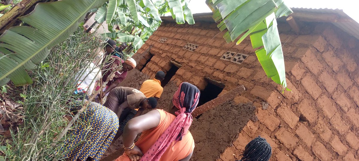 YouthRwamagana's tweet image. Urubyiruko rwo mu Murenge wa Karenge bakoze Umuganda wo gutera igishahuro ku nzu no kubaka ubwiherero
Affaire sociale w’Akagari ka Bicaca yashimiye urubyiruko ku bwitange no gukunda igihugu 🇷🇼, abasaba gukomeza ibikorwa by’iterambere.
#Umuganda #Urubyiruko  #Rwamagana