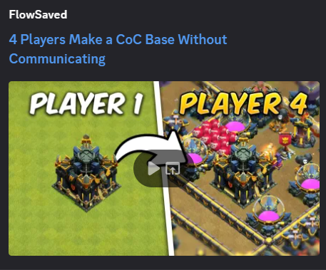 Termynater_'s tweet photo. 4 YouTubers Make a CoC Base Without Communicating!

New Video from @FlowSavedTV 

Featuring Termynater, YoCopy, Coco, and Gumgum from RH Base Building!

Watch this INSANE banger HERE, he put a LOT of work into it! - https://t.co/CnwRSPNoKj

Subscribe to EVERYONE!
#ClashOfClans https://t.co/VJkNvhOSPf