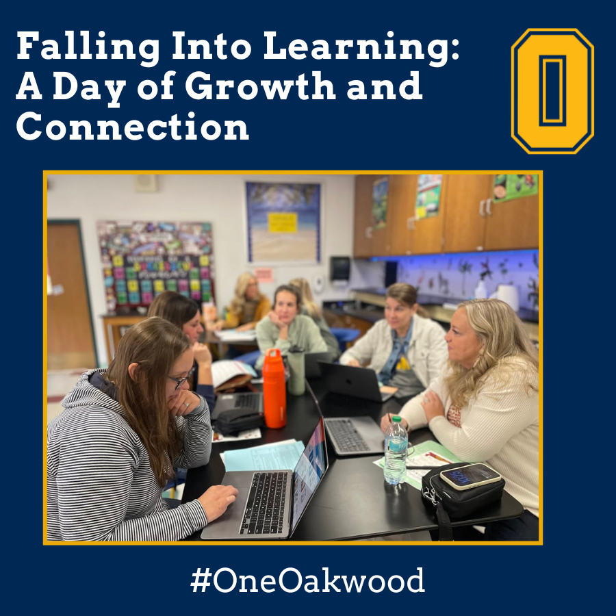 drneilgupta's tweet photo. 🍁 Growth is in the air! Oakwood Schools staff spent the day learning, connecting, and planting Seeds of Inspiration for our students’ success. 🌱
Read about our fall professional learning day: https://t.co/5jFQ7jk0fC
#OneOakwood #AllIn #TogetherWeLearn https://t.co/FiYAIg1bus