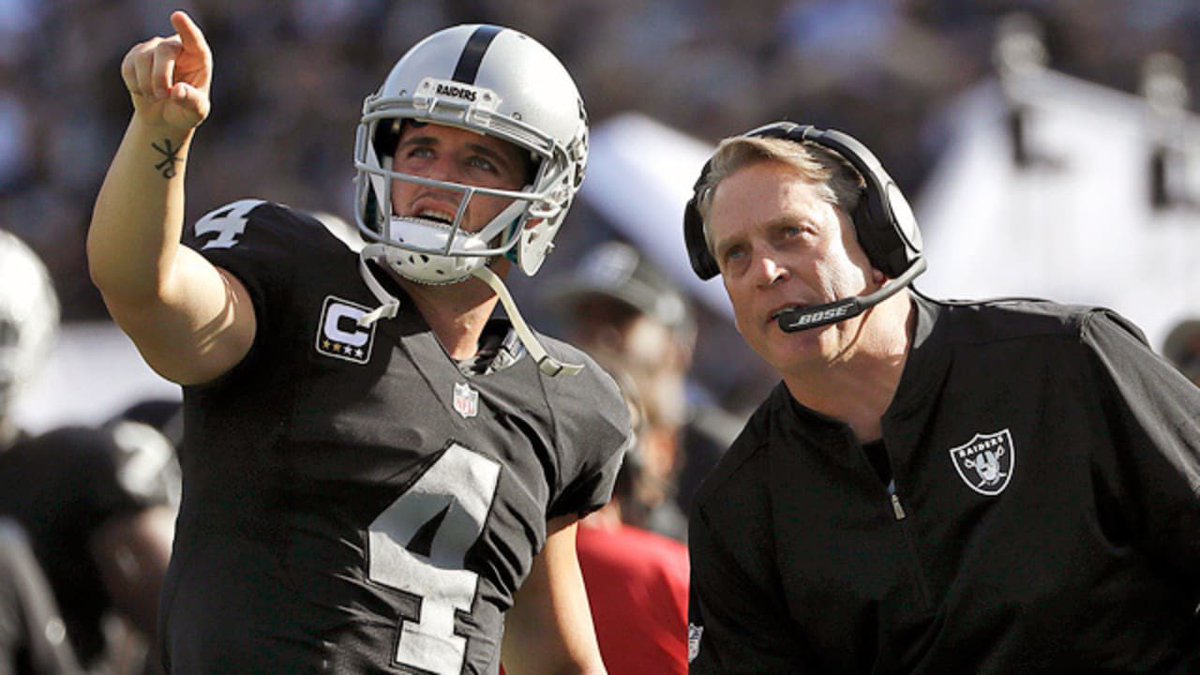 RaidTheKingdom's tweet image. Wild but this is the best QB/HC duo the Raiders have had in ten years….
