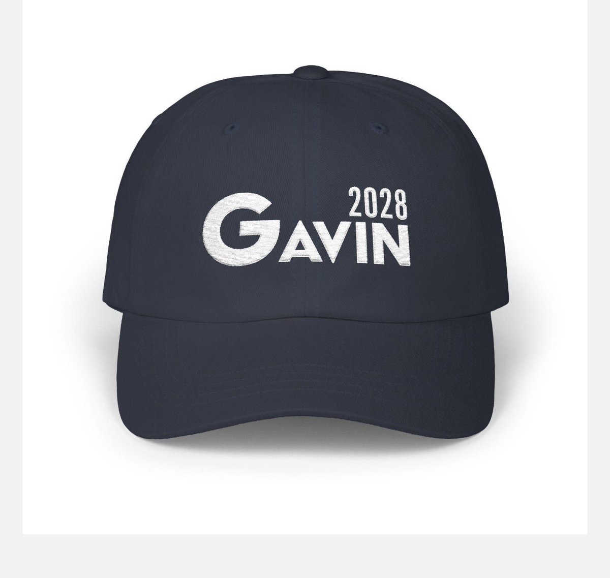fabustuff's tweet image. Gavin 2028 baseball caps! 
thediscountprinter.etsy.com/listing/440081… 
#GavinNewsom #gavin