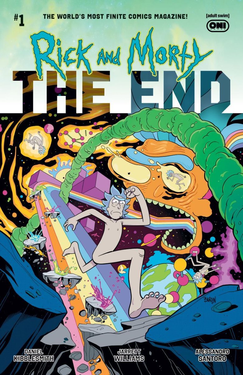FanboyFactor's tweet image. The End of Rick and Morty Comic Books is Here With RICK AND MORTY: THE END #1 @onipress @kibblesmith @JarrettWilliams #rickandmorty buff.ly/qKd33jM