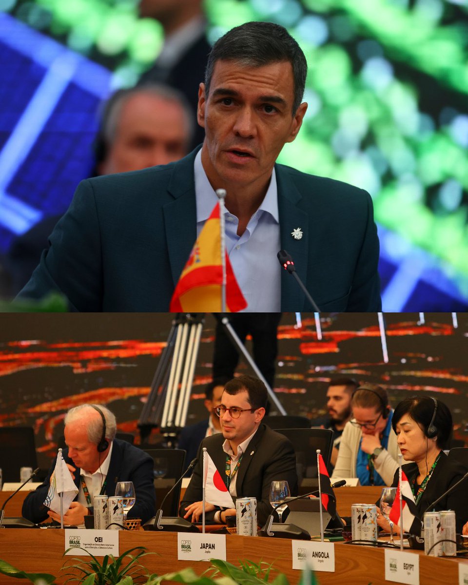 🌎 Cúpula do Clima | “Transição Energética”
“A transição energética, para durar, precisa ser justa — e só será justa se o Sul Global for ouvido.”

<a href="/JaboneroOEI/">Mariano Jabonero</a> , secretário-geral da OEI, destacou o papel da cooperação internacional para tornar acordos em resultados reais.