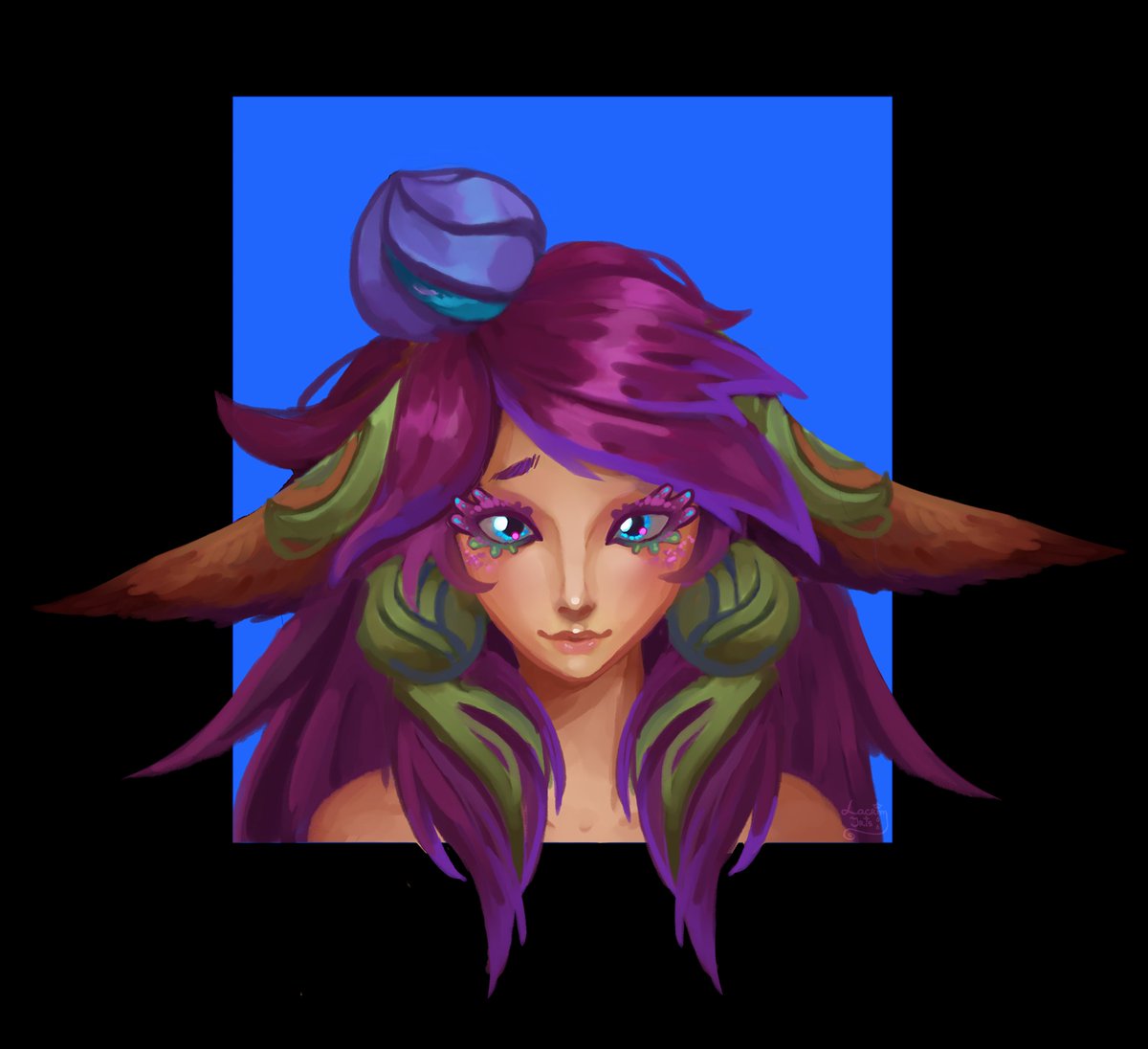 petal eyelashes 🌸🦌

(took a screenshot of her model, photobashed different parts together and painted over it)