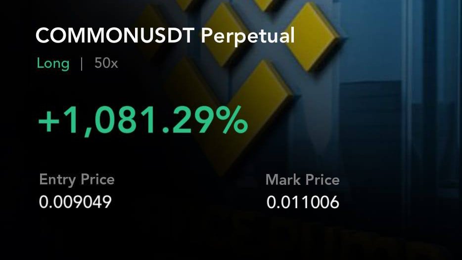 1PhilipAustin's tweet image. Flawless trade result 👍😎

#COMMON Bullish ✅

Trade ROI: %1,081.29🎊💯 

If you’re here count yourself lucky.✅
#BNB    #Bitcoin #Crypto $BTC #ETH #Altcoins #memecoins

Join our telegram community.
Click below⬇️
t.me/+VdFFBBJvb_YwN…