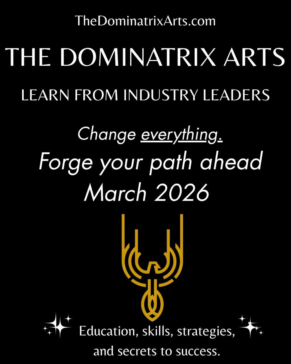 DominatrixArts's tweet image. Sparrow and Phoenix levels now accepting enrollment

TheDominatrixArts.com