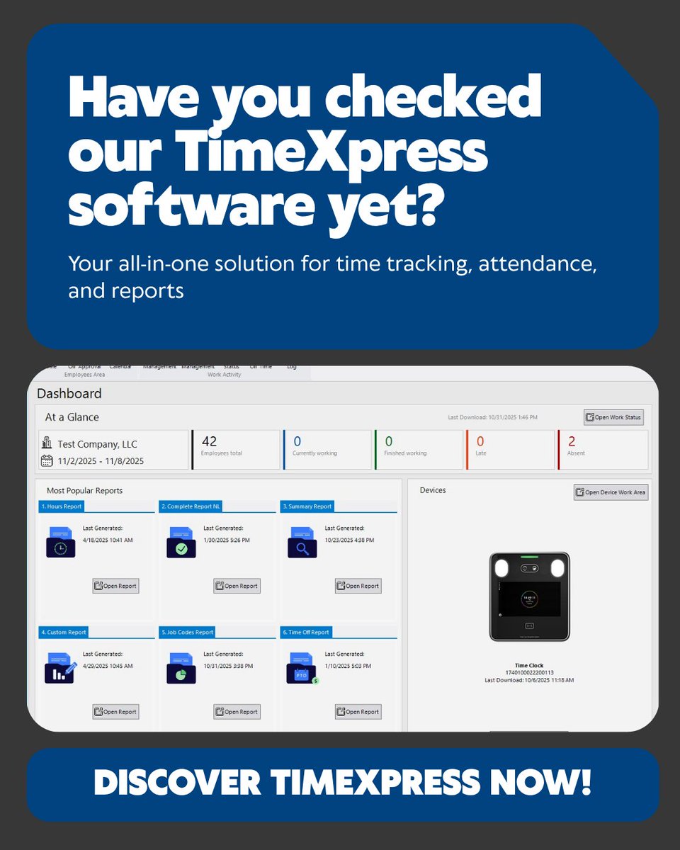Crown_SP's tweet image. Have you checked out #TimeXpress yet?

Your all-in-one solution for time tracking, attendance, and reports. Built to make workforce management effortless.
👉 Learn more: crownsecurityproducts.com/about-the-time…

#TimeAndAttendance #Productivity #BusinessTools
#TimeXpress