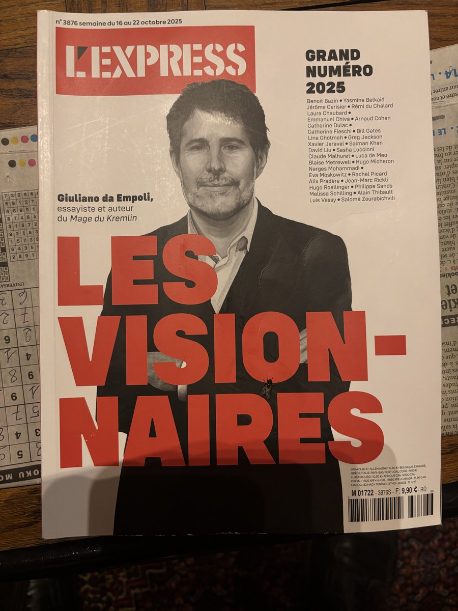 #Agen #Rencontres #philosophiques #MichelSerres demain les visionnaires sont #Agen !
Venez écouter <a href="/giulianode/">giuliano da empoli</a> et Claire Marin au Théâtre Ducourneau  !
13h 30- 15h 30.
Nous vous espérons !