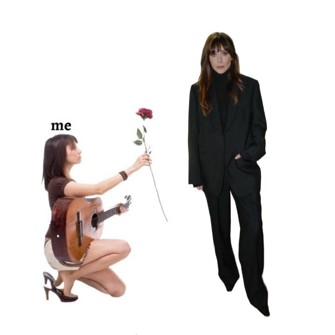 poesializ's tweet image. me when elizabeth olsen: