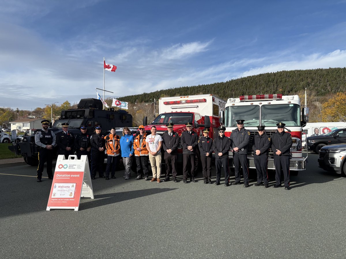 Thank you to all our members and other emergency responders who participated in the Sirens for Life blood drive. Each donation ensures blood is available for a person who needs it most!
