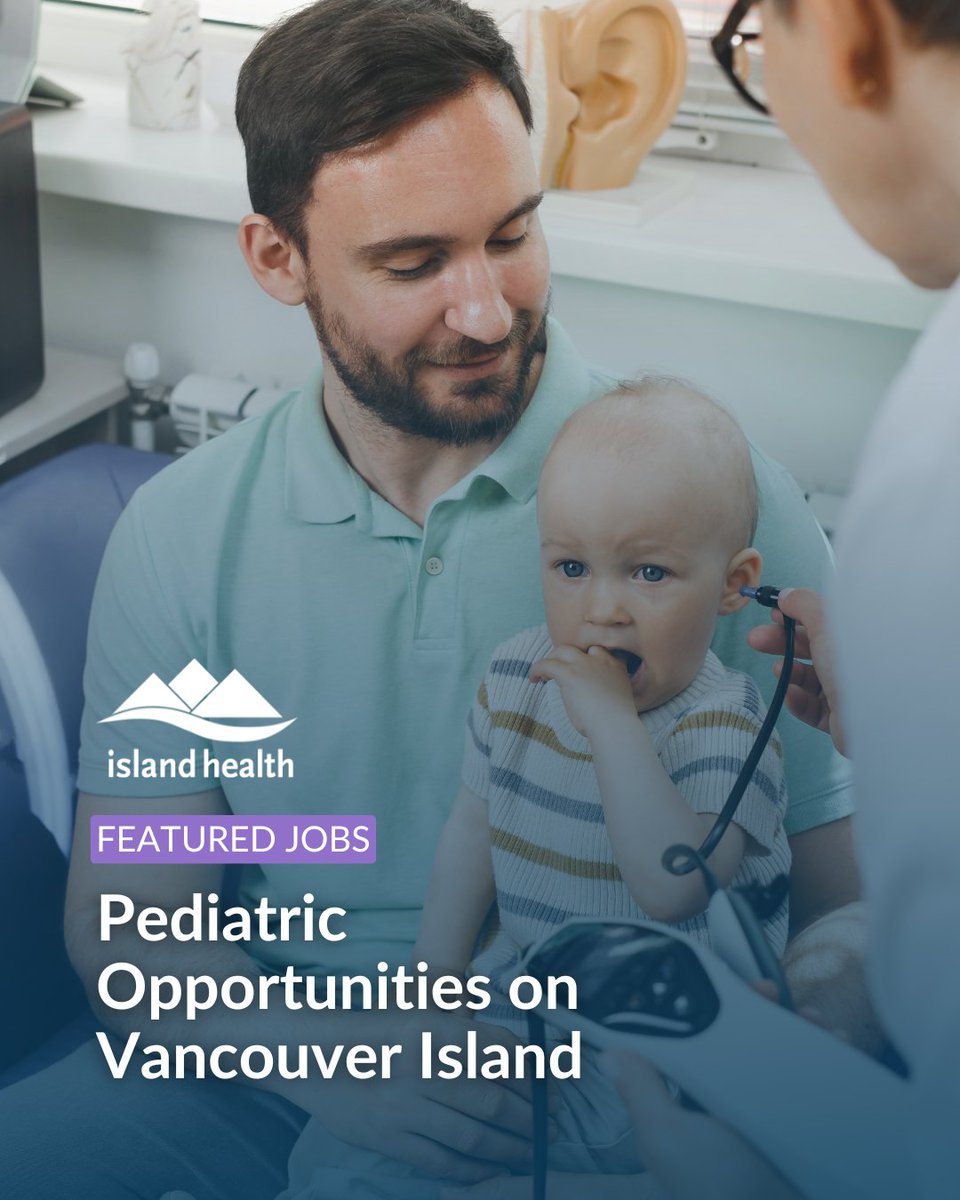 Consider your pediatrician career on Vancouver Island. 

— Pediatric Cardiologist in Victoria
— Pediatrician in Campbell River
— Pediatrician in Comox
— Pediatrician in Nanaimo
— Pediatrician in Cowichan Valley
— Pediatrician in Port Alberni

Apply today! #FindYourPlace