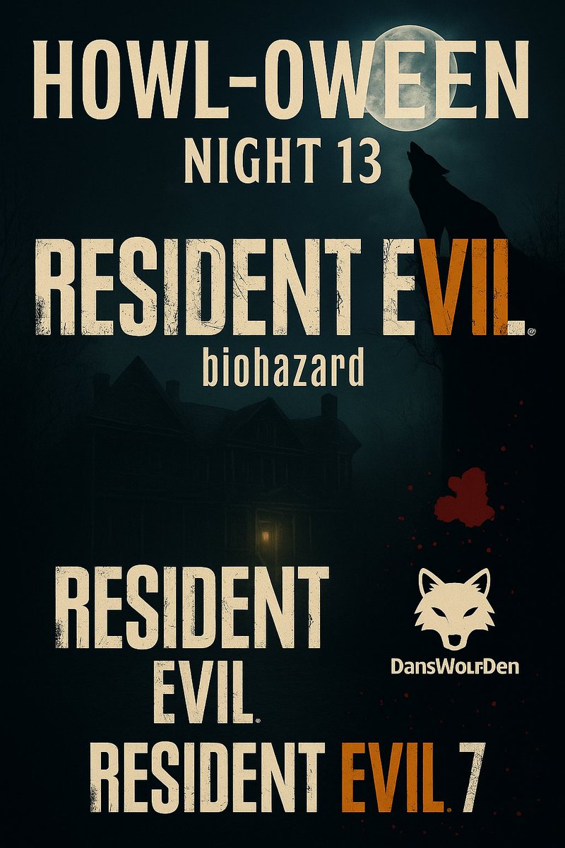 DansWolfDen's tweet image. 🎃 Howl-oween Night 13 is LIVE!
Back inside the Baker House and regretting every decision 💀
 Continuing Resident Evil 7: Biohazard tonight — pray for the Wolf Den.
🔗 [Twitch.tv/danswolfden]
#Howloween #ResidentEvil7 #WolfDenLive