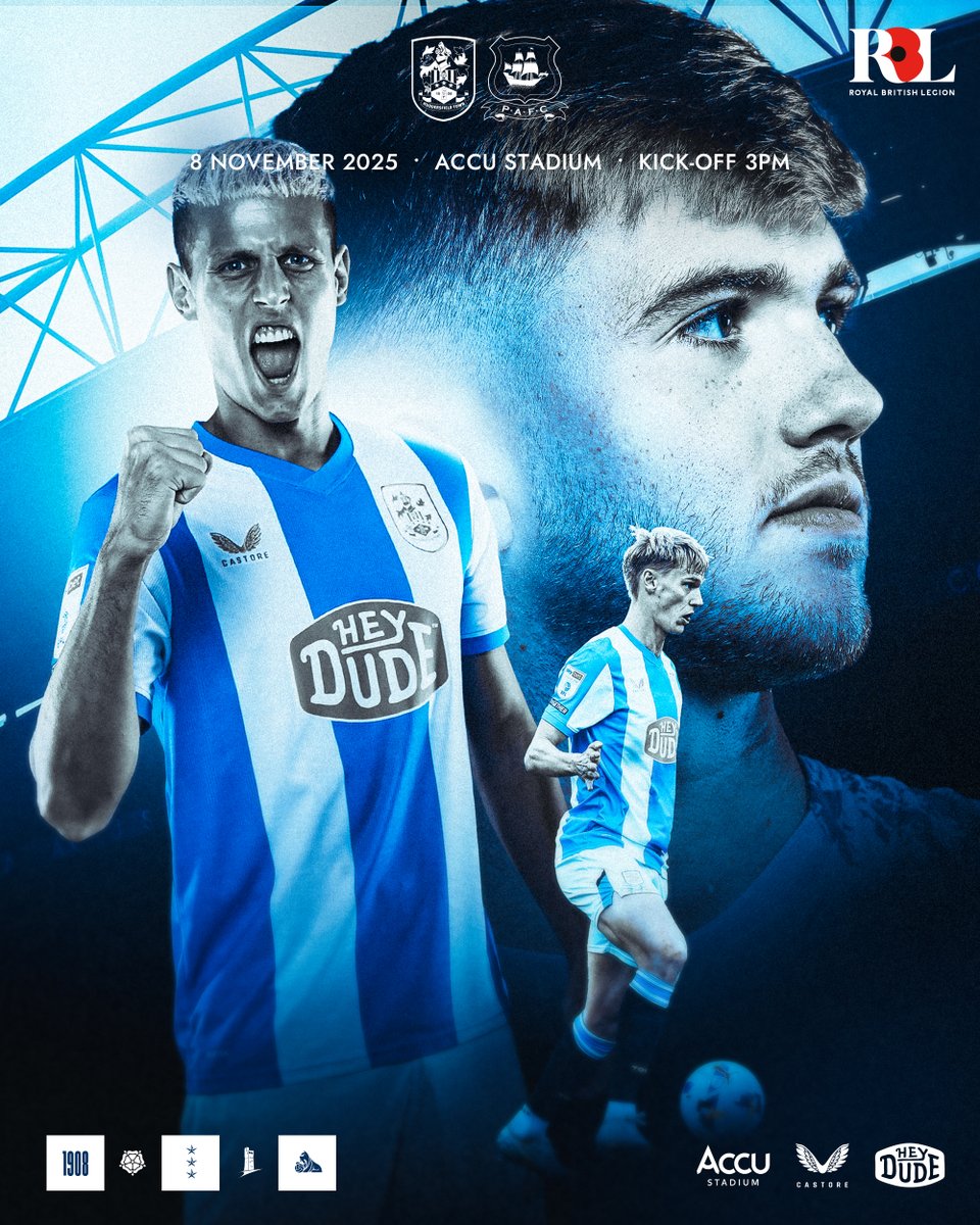 htafc's tweet image. Match Day in Huddersfield 🏟️

UTT.

#htafc