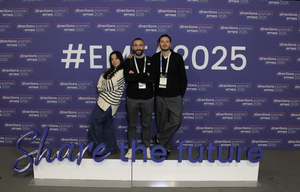 _AGIC_'s tweet photo. #AGIC al #DirectionsEMEA 2025 - 📍Poznan #ShareTheFuture 🚀 

Ogni edizione di @DirectionsEMEA è un’occasione per fare il pieno di idee e connessioni: giornate di confronto, e collaborazione che ricordano quanto sia speciale far parte di una #community così aperta e dinamica. https://t.co/F9zA5xDSvJ
