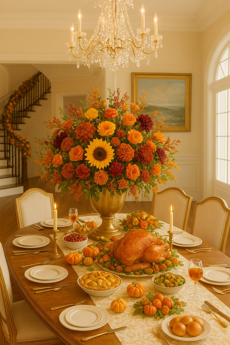 Transform your Thanksgiving celebrations with luxury blooms in bulk — perfect for grand centerpieces, stair garlands, and festive floral accents. ✨ Create unforgettable moments with fresh flowers from Whole Blossoms. 🕯️ #ThanksgivingDecor #BulkFlowers #wholeblossoms