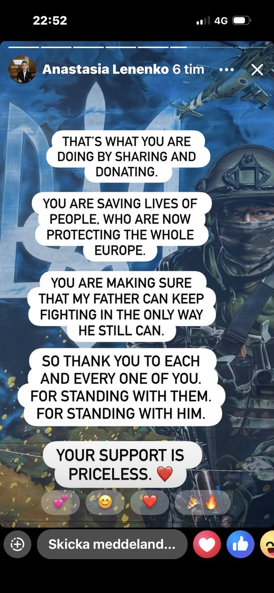 Vet ni? Insamlingen är i princip i mål. På bara fem dagar. Otroligt! Tack alla som bidragit. 🙏🙏🙏Fortsatta rapporter kommer! ❤️❤️❤️