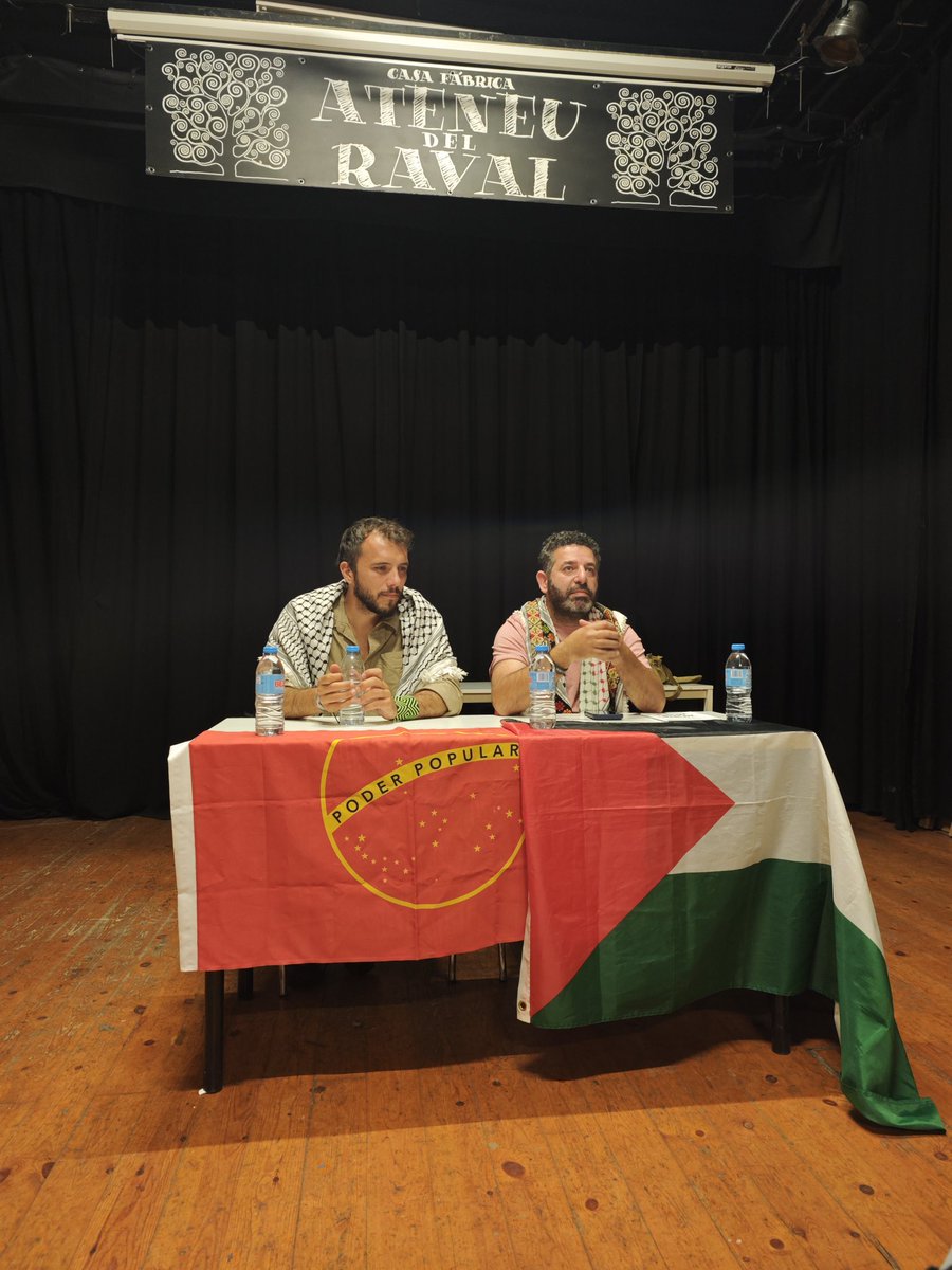 Existir es resistir! Charla con <a href="/thiagoavilabr/">Thiago Ávila</a> y <a href="/SABUBCN/">Saif Abukeshek</a> en #Barcelona. La experiencia de la #GlobalSumudFlotilla en la que participó nuestra compañera de la  <a href="/isl_lis/">Liga Internacional Socialista</a>, <a href="/Cele_Fierro/">Cele Fierro</a> y como seguir la lucha por una Palestina libre y socialista del río al mar!
