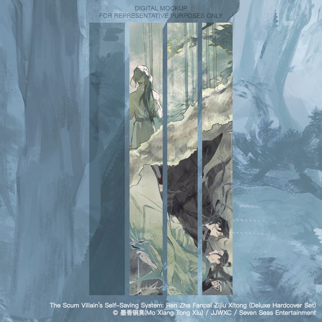 New #danmei reveal! Check out the new dust jacket and cover for the Vol. 3 deluxe hardcover rerelease of THE SCUM VILLAIN’S SELF-SAVING SYSTEM: REN ZHA FANPAI ZIJIU XITONG by Mo Xiang Tong Xiu (#MXTX)! #SevenSeasDanmei

Pre-orders LIVE! More links below:
sevenseasentertainment.com/books/the-scum…