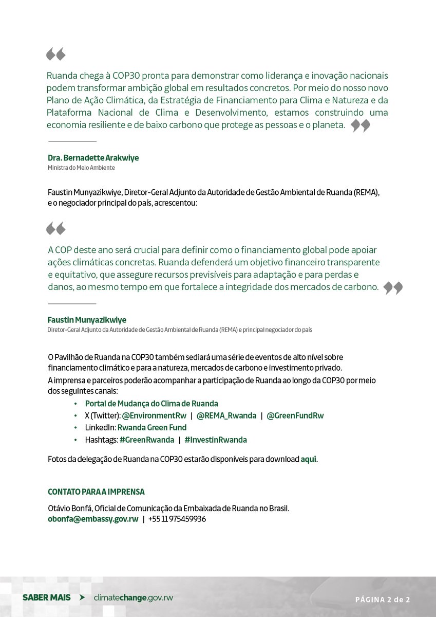 Rwanda in Brazil tweet media