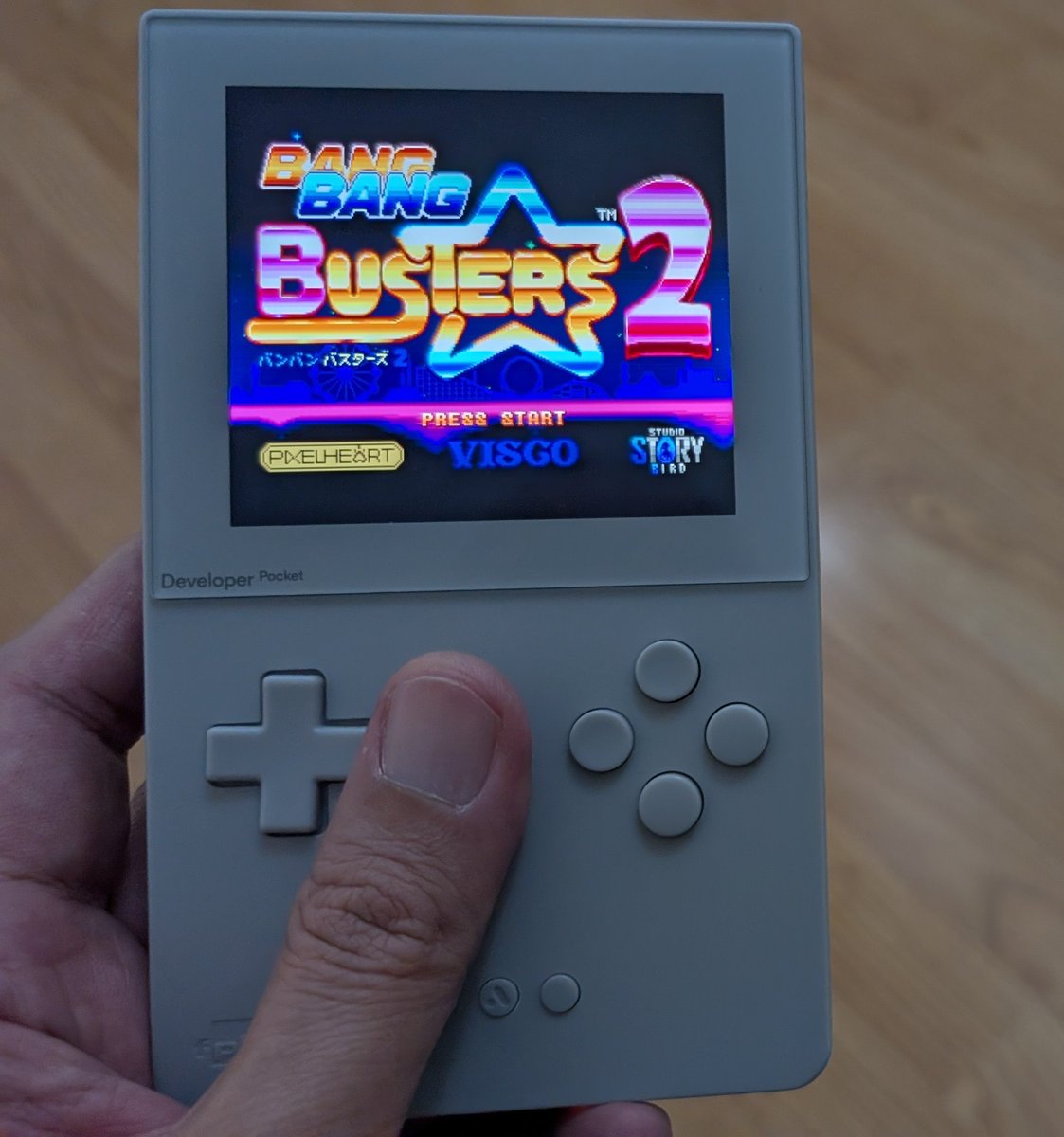 Wanna play the Bang Bang Busters 2 NEO-GEO Demo on your #AnaloguePocket?

You downloaded a premade package of the demo here: metalgamesolid.com/systems/consol…

A special thanks to <a href="/PixelHeart_eu/">PixelHeart</a> and <a href="/NeoCverA/">neocvera</a>
