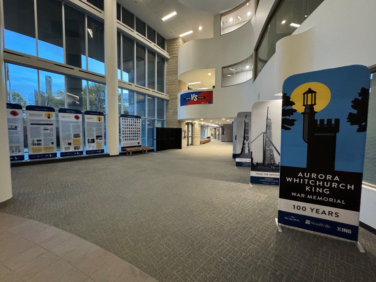 Commemorate 100 years of the Aurora War Memorial with a special travelling exhibit.
📍 York Region Admin Centre: Nov 7–17
📍 17150 Yonge St: Nov 18–30
Reflect on a century of sacrifice.
#AuroraMuseum #CanadaRemembers #AuroraWarMemorial100