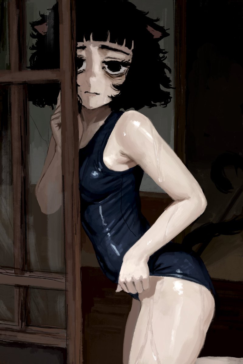 Casato_art's tweet photo. M-meow… I messed everything up… forgive me? 
what do you do ? https://t.co/F24tgfT24S