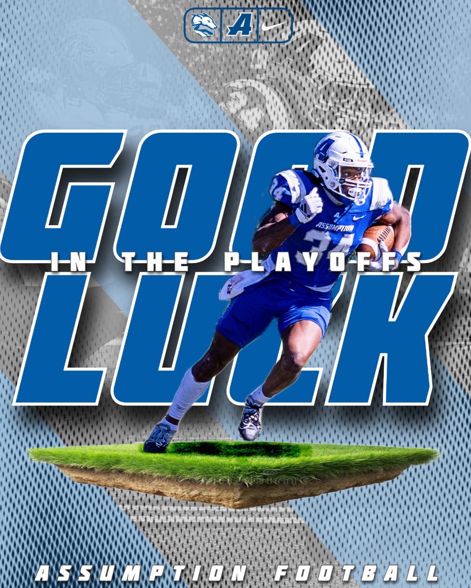 AssumptionFB's tweet image. Good luck to all athletes competing in the playoffs in the coming weeks!🏆 #𝘼𝘿𝙑𝘼𝙉𝙏𝘼𝙂𝙀 #𝙃𝙊𝙐𝙉𝘿𝙉𝘼𝙏𝙄𝙊𝙉