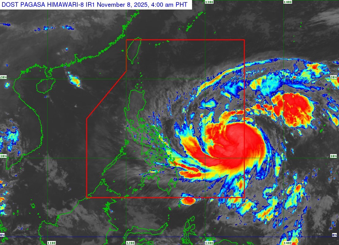 ABSCBNNews's tweet image. BAGYO UPDATE #UwanPH
5AM, November 8, 2025

Wind signal no. 2 is now up over Catanduanes, eastern and central Northern Samar, northeastern Samar, and northern Samar as Uwan intensifies further.

Metro Manila and 51 other provinces, meanwhile, have been placed under signal no. 1.…
