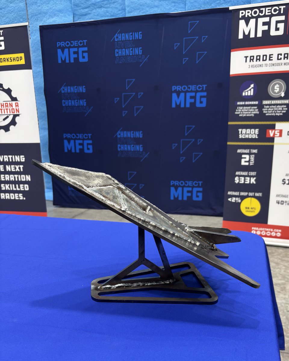 ProjectMfg's tweet image. The celebrations never stop! We’re excited to announce the winners of this year’s Hawaii State Welding Competition🏆

🥇 CJ Gamiao – Aiea High School
🥈 Walter Joaquin – Leilehua High School
🥉 Avalon Loudon – Kealakehe High School