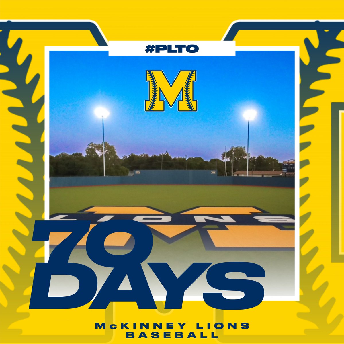 The PROCESS continues for the next 70 days. We are officially 10 weeks from the 1st official day of baseball season!

#PLTO #GoldStandard