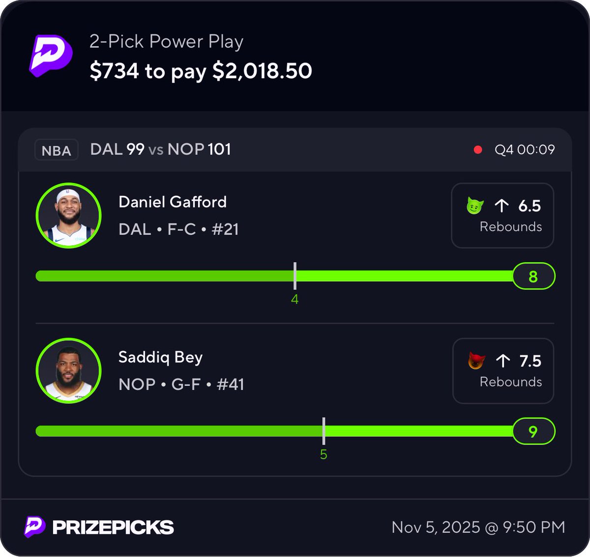 IQpickz's tweet photo. 🏀NBA LIVE BETS BEEN GOIN CRAZY🏀

We’ve been printing greens mid-game all week 🧠💎
If you’re not in for the live action, you’re missing the real money plays 💰🔥

💰35$ to someone who likes ❤️

👇 Tap in before the next game tips off👇
👉 https://t.co/8JHHW0bPkk

#nba #nbaprizepicks #prizepicks #GamblingX