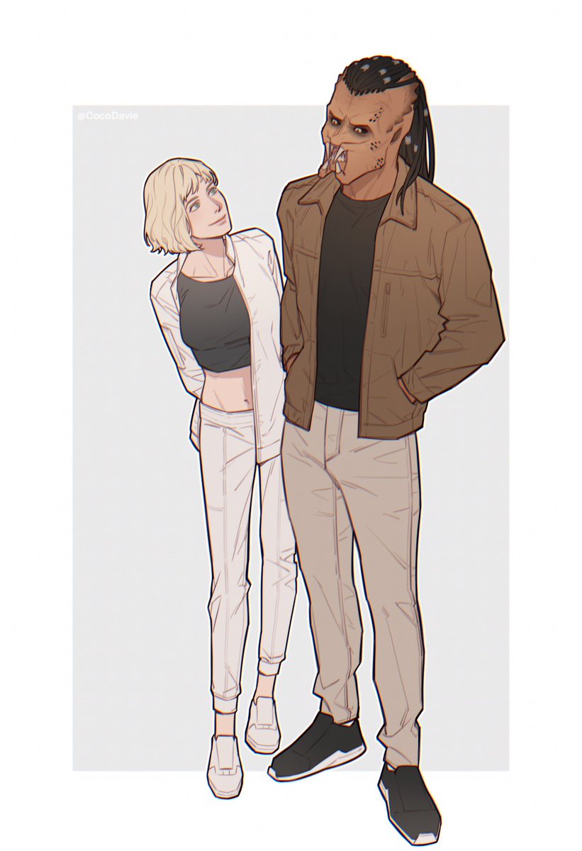 Dek and Thia
#PredatorBadlands