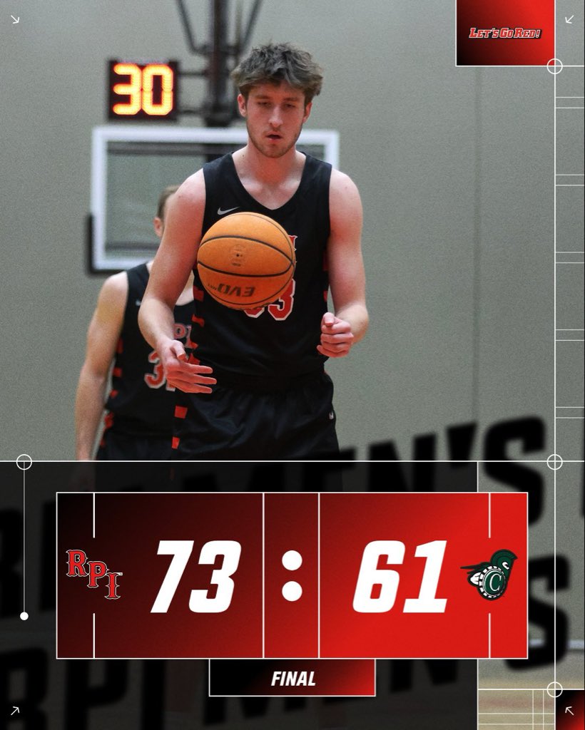RPI Men's Basketball tweet media