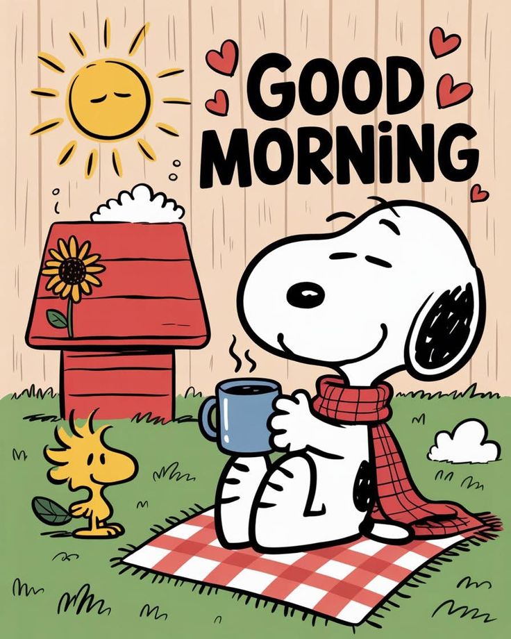 Morning vibes: calm, cozy, and caffeinated 😎
#Peanuts #Snoopy