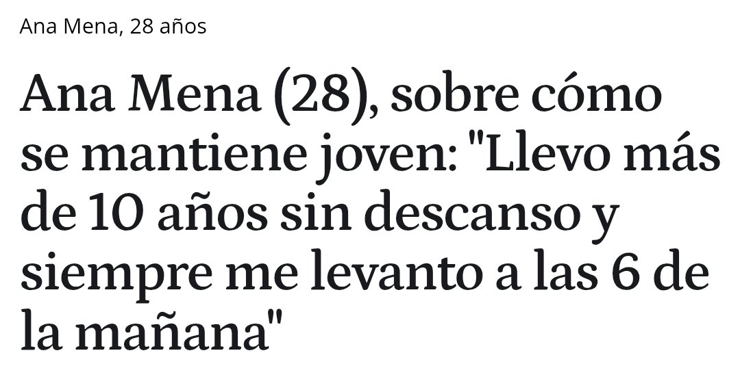 No se quien es pero tal vez la clave para mantenerse joven es tener 28 años