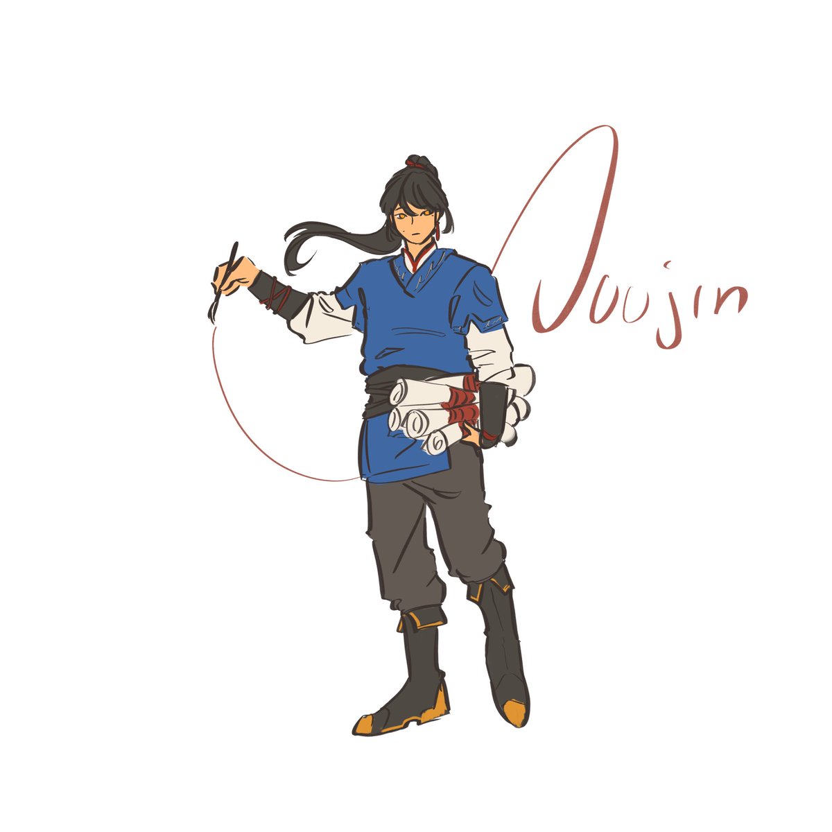 Jujunedraws's tweet image. Haiii guys I’m playing Juujin in progeny! U might see me in some streams !!