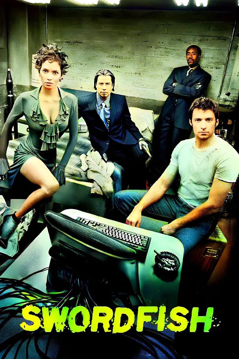 MagicHandz's tweet image. Now watching #SWORDFISH (first viewing)