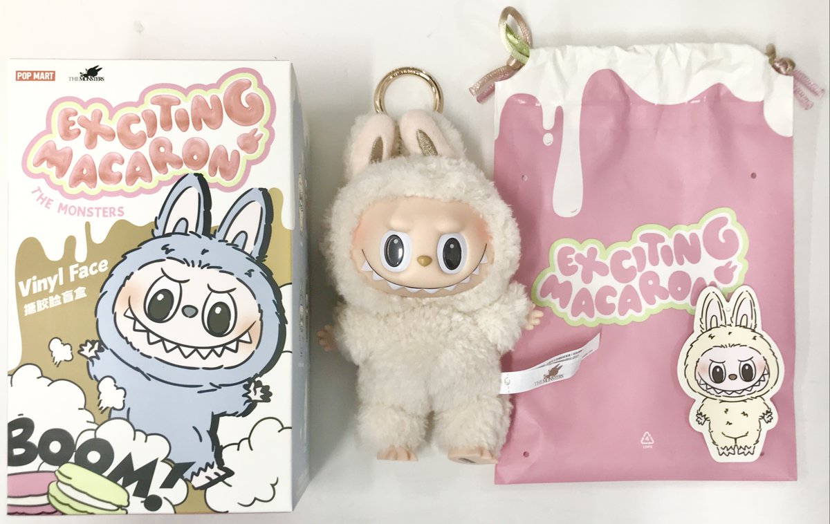 POPMART THE MONSTERS Exciting Macaron ぬいぐるみ シリーズ LABUBU 