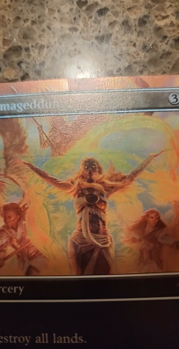 DJStrifeGaming's tweet photo. @MTGSecretLair @wizards_magic I love the secretlair but damn that print line is on point bro straight left to right. I understand that QC can't catch everything. https://t.co/pISTHJddoq