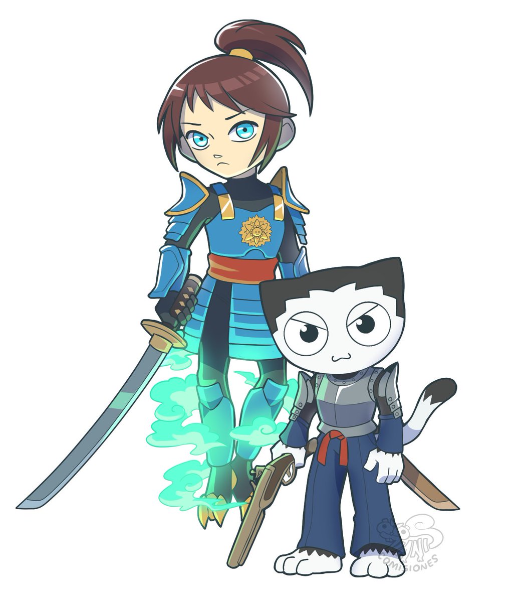Comission by: <a href="/AlanitaPerez/">Alanita - 🔴COMMISSIONS ON PAUSE!🖋️</a> 
For: <a href="/SamBakZa/">amalloc</a>
Yoruba and Kenshin 
#philosophercatyoruba #sambakza
#AU