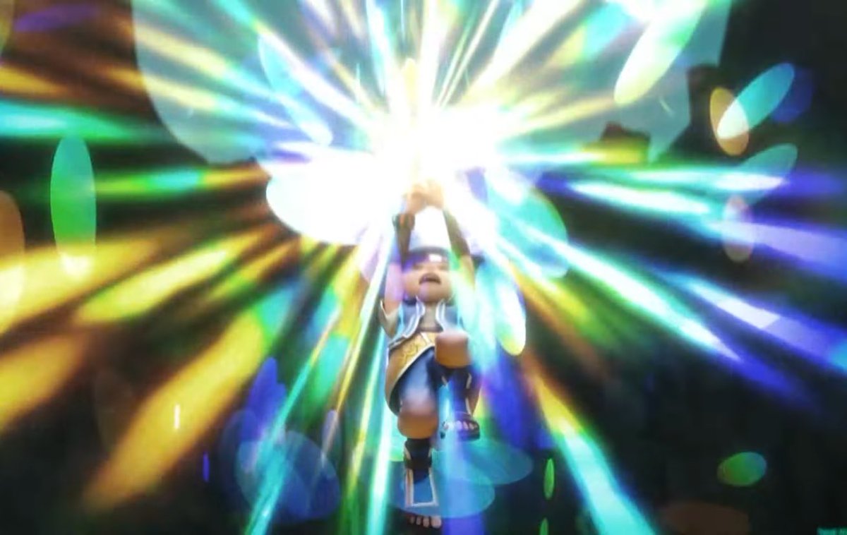 starletterme's tweet image. Look how sparkling sopan’s weapons is 
#BoBoiBoy