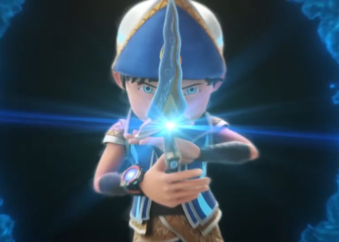 starletterme's tweet image. Look how sparkling sopan’s weapons is 
#BoBoiBoy