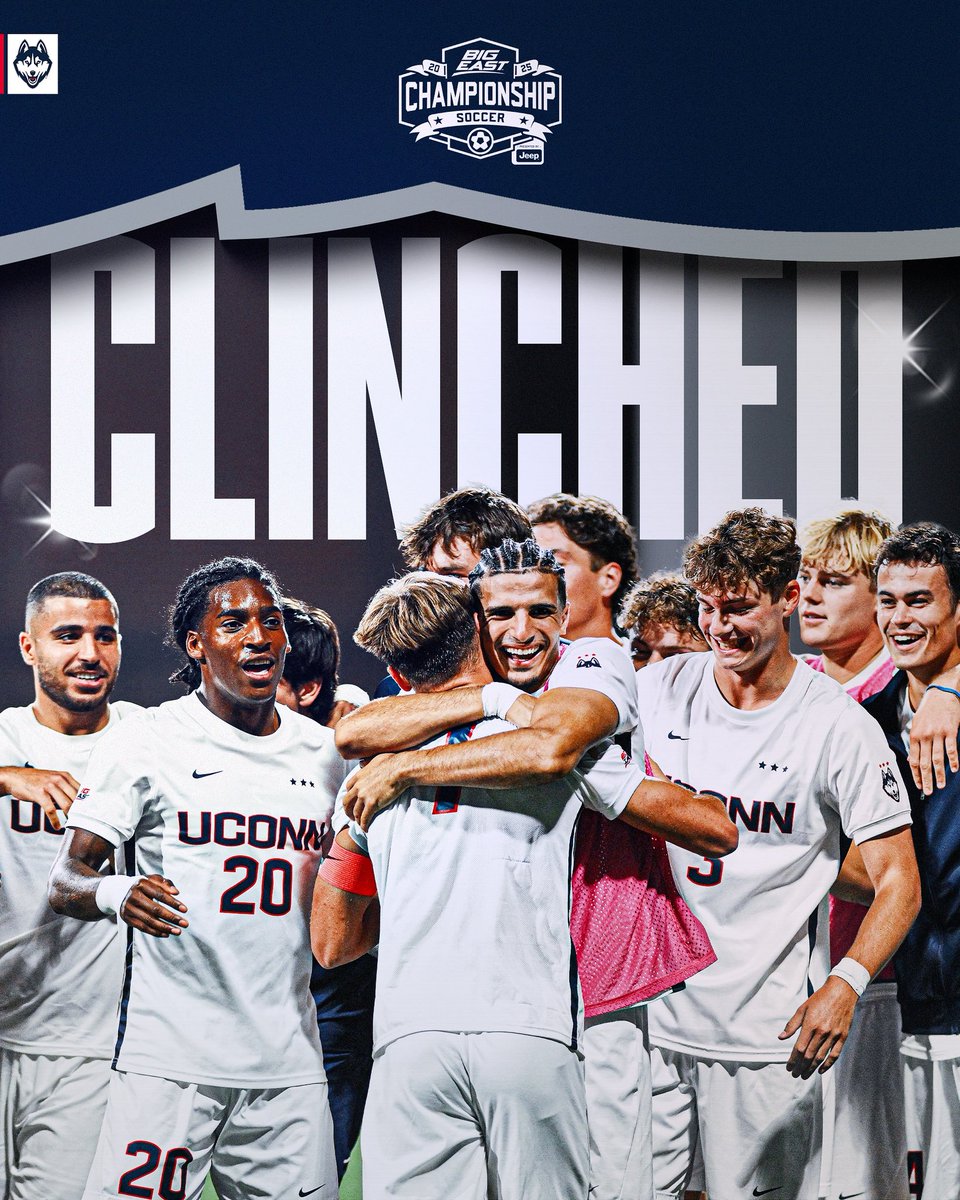 The Huskies have punched their ticket to the <a href="/BIGEAST/">BIG EAST Conference</a> Tournament for the third year in a row!😤💪

UConn has secured the #3 seed and will play the #2 seed Akron on Thursday, November 13.